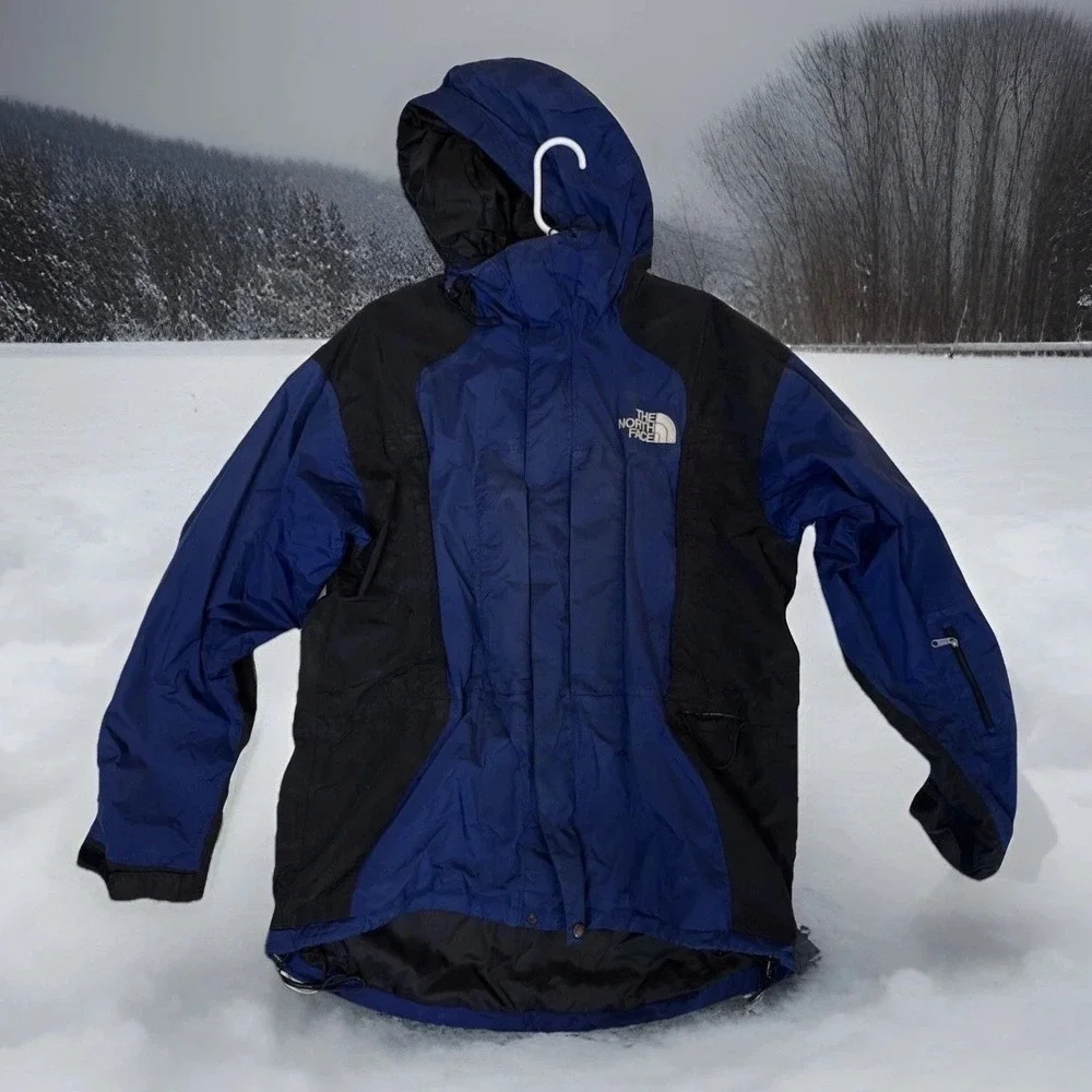 Vintage‎ The North Face  Mountain Guide Jacket Storm Blue Sz Large Tall Used